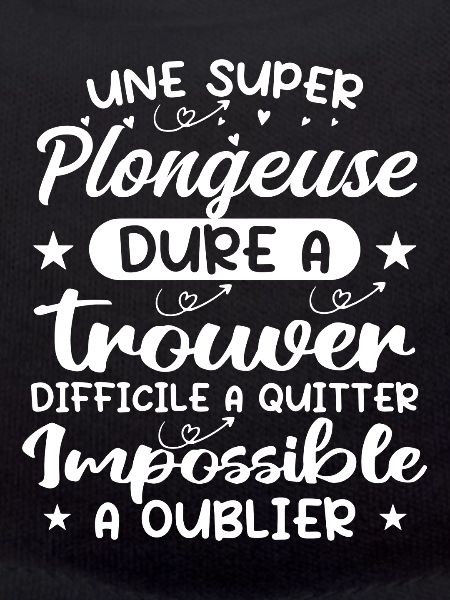 Une Super Plongeuse - Cadeau plongeuse