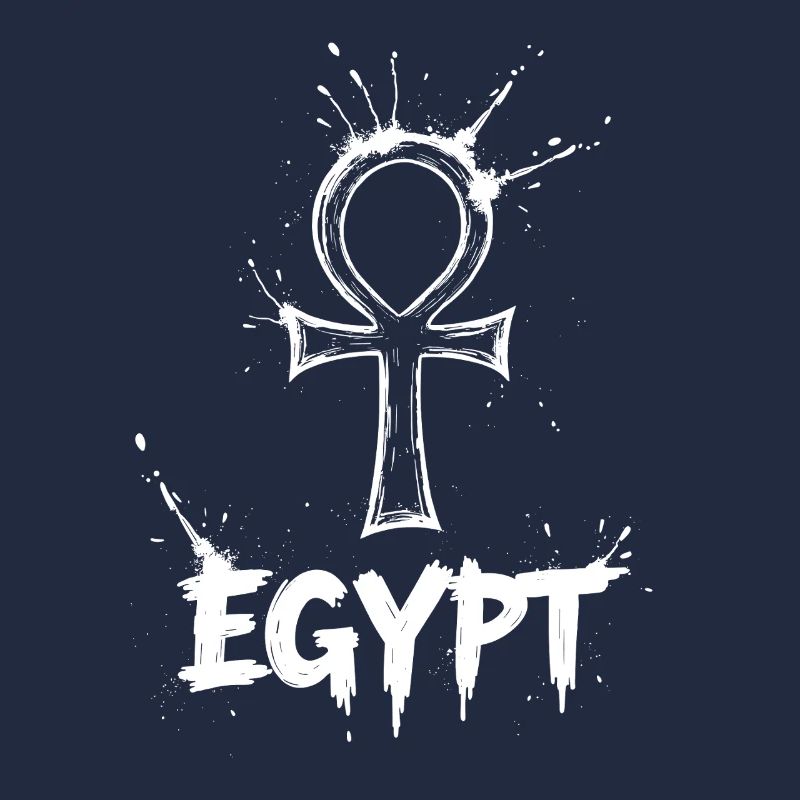 Egypt Ankh Symbol Splash
