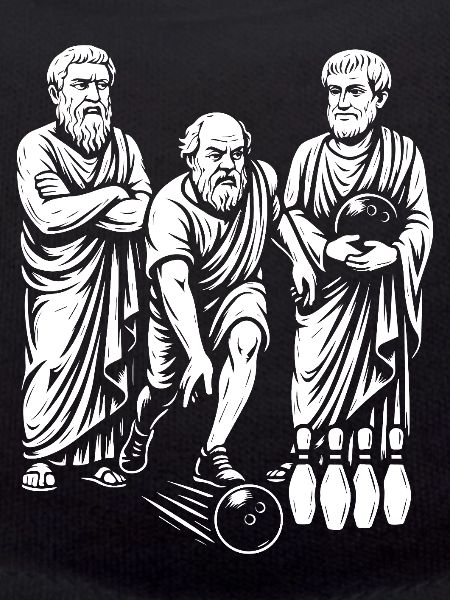 Ancient Greek Philosophers play bowling