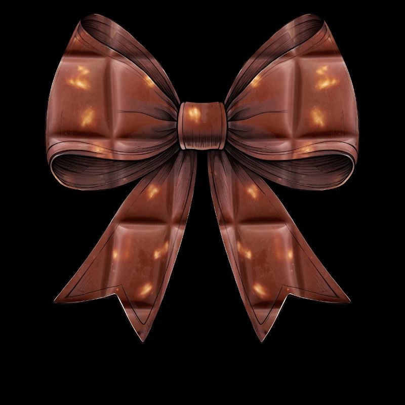 Coquette Bow Chocolate Candy Bar Pattern