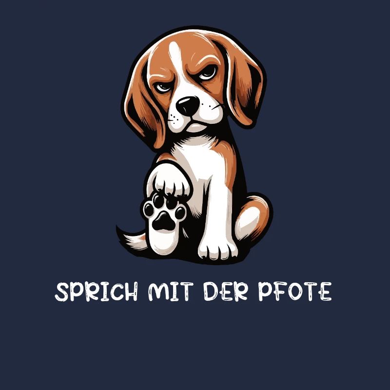 Sprich mit der Pfote Beagle Beaglebesitzer 