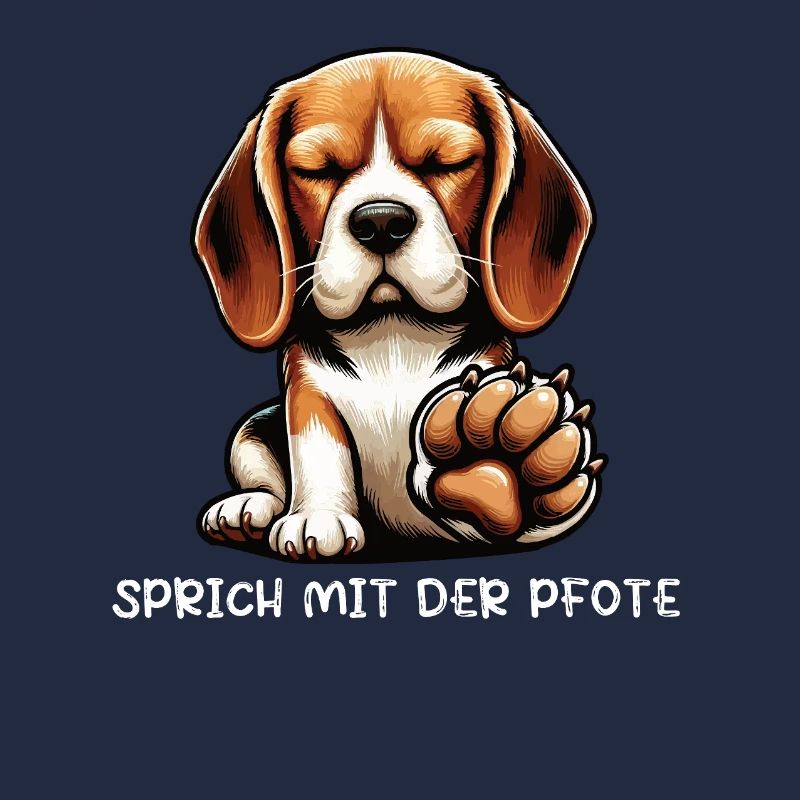 Parlez à la patte Beagle Propriétaire du Beagle