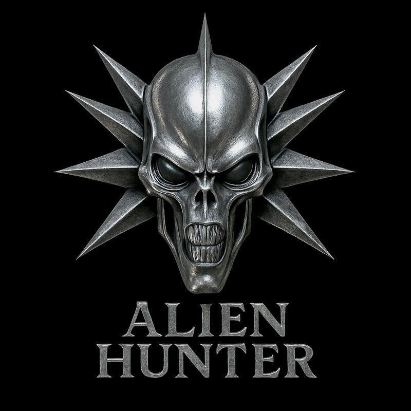 Alien Hunter Skull Emblem