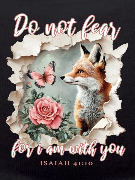 Bible Verse Christian Fox
