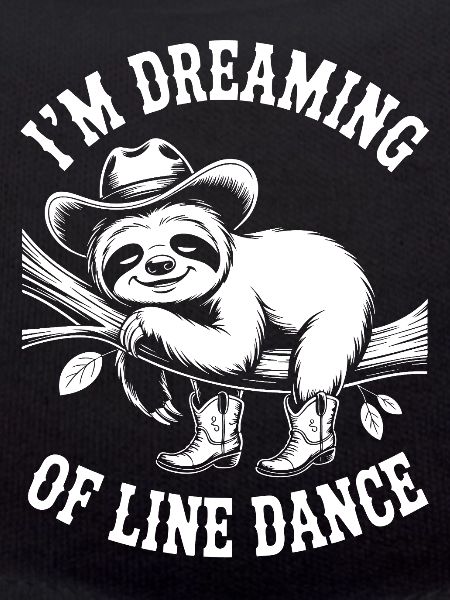 Sloth in line dancing dream