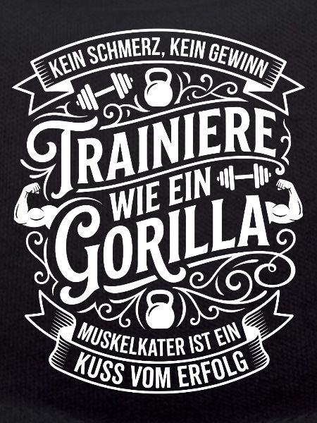 Train like a gorilla