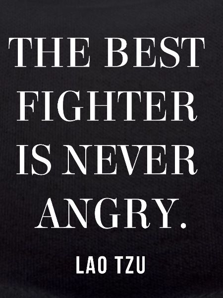 Lao Tzu Anger-Free Warrior