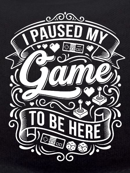 I pause my game