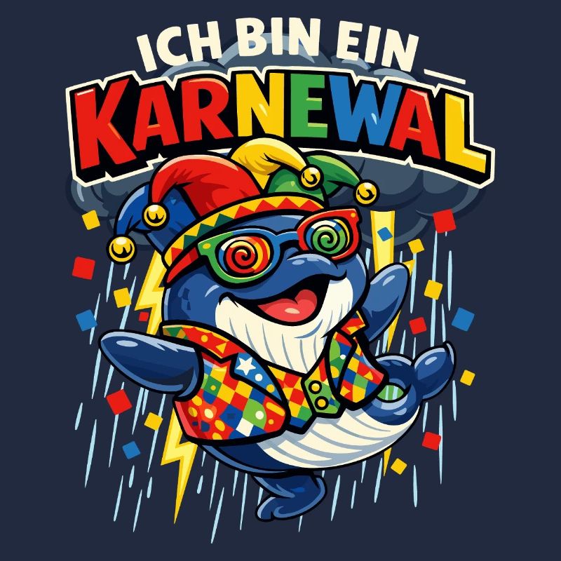 Carnaval, je suis une baleine de Karnewal