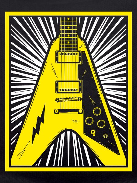 Electric Guitar Silhouette
