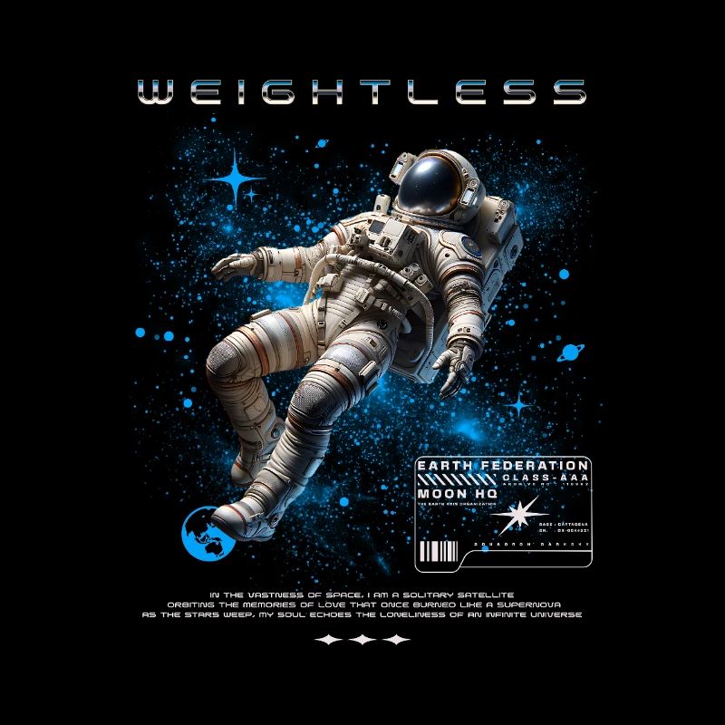 Weightless Astronaut Space