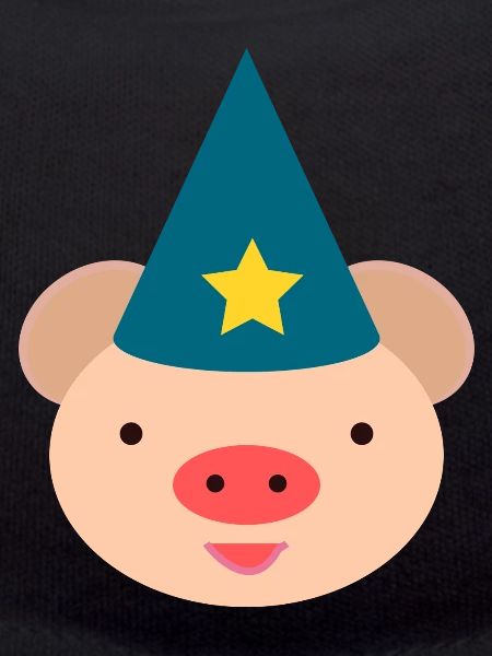 Piggy Magic Hat Cartoon