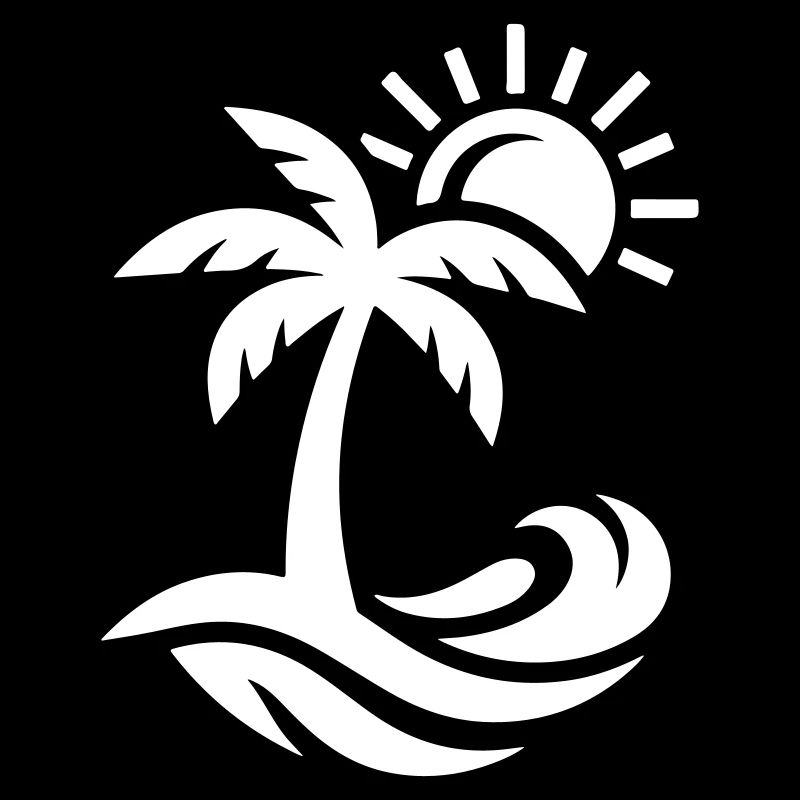 Océan Palm Tree Beach