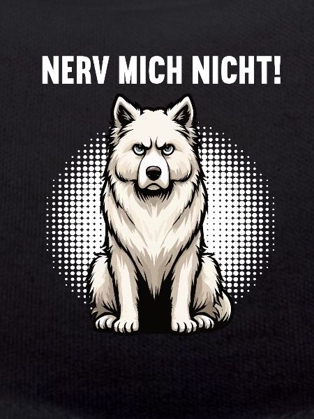 Nerv Mich Nicht Weißer Schäferhund Schäferhunde