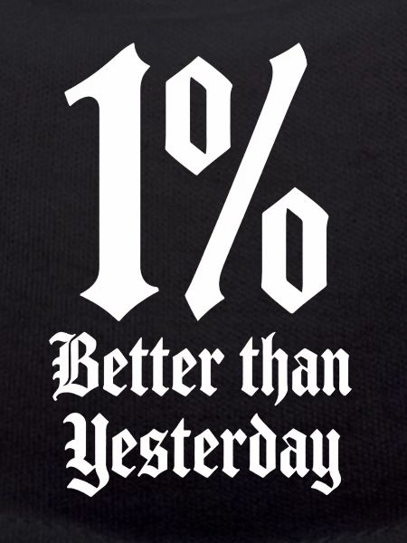1% Besser als Gestern