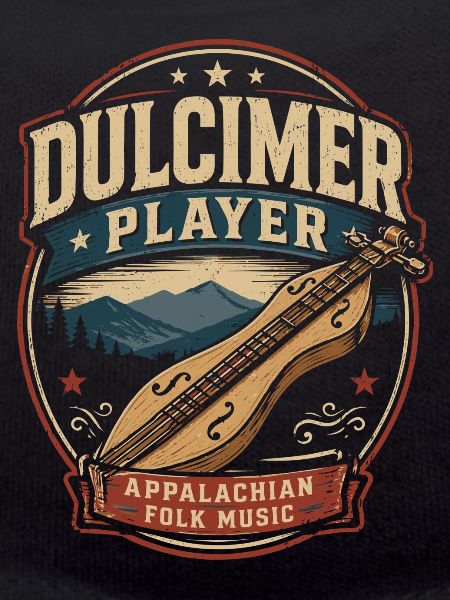  Hackbrett Dulcimer-Musiker Zupfinstrument