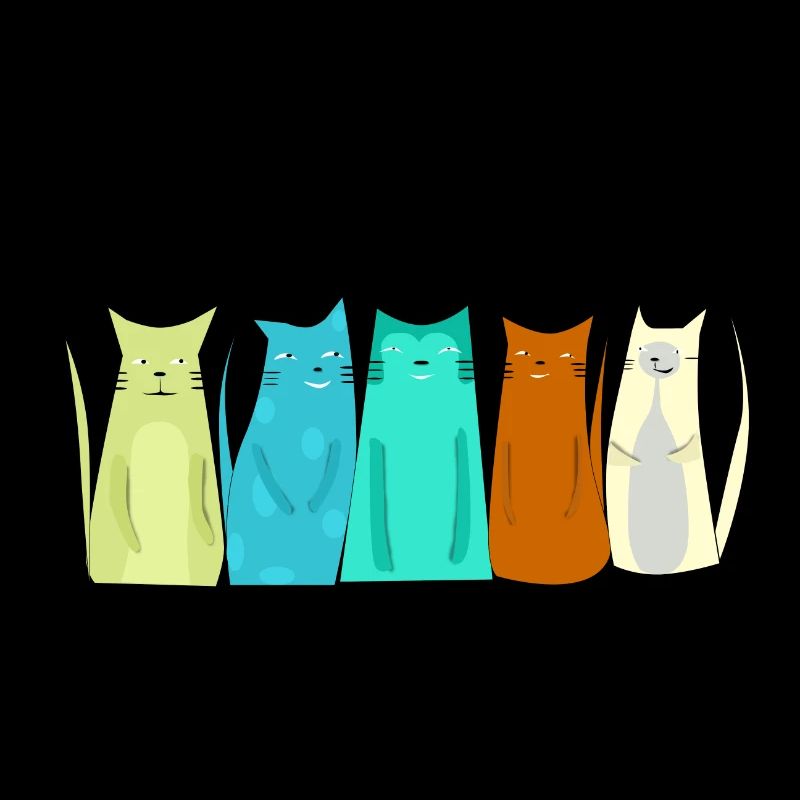 Les chats drôles aiment les chats