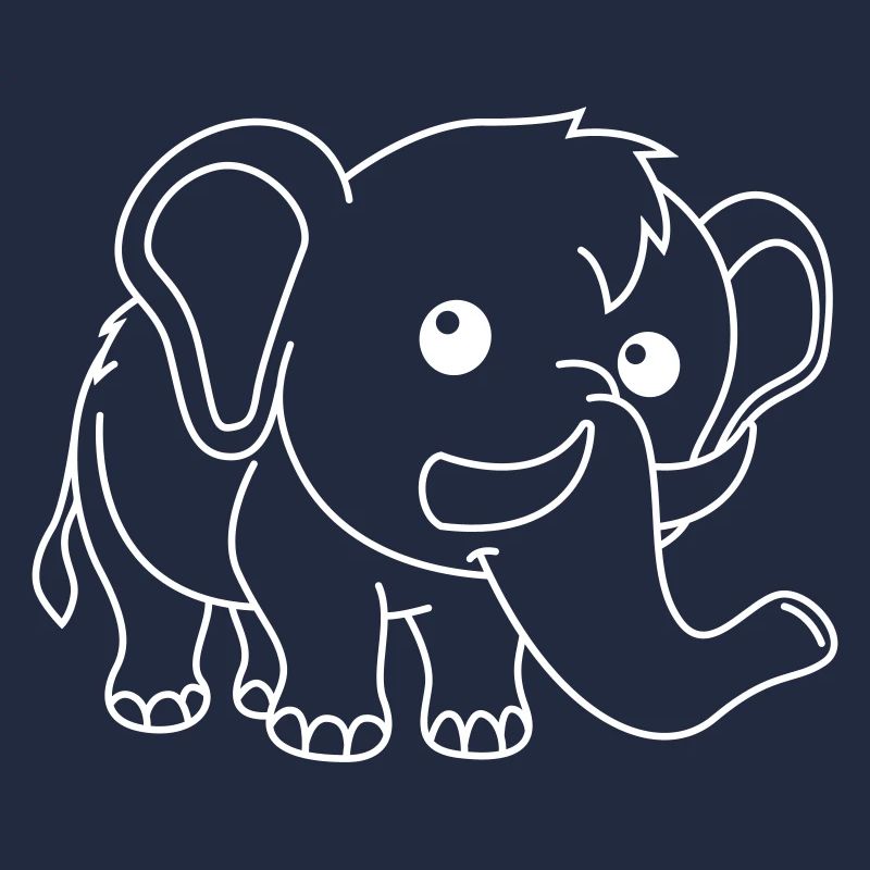 Mammut Comic Tier