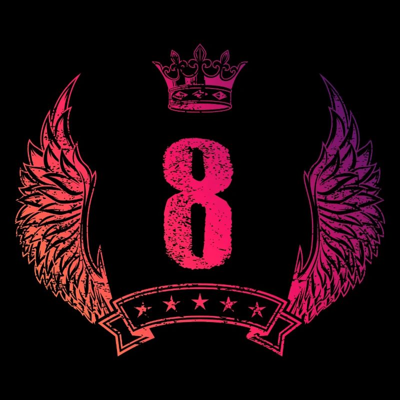 8 Zahl Krone