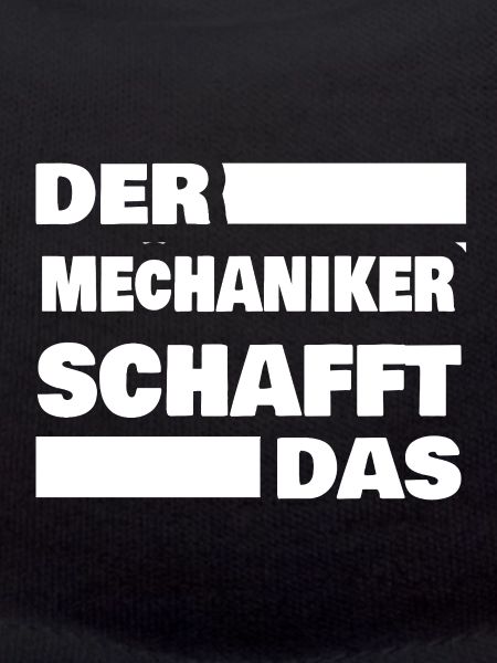 Mechanic as work