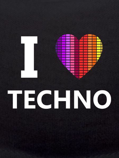 I Love Techno Schranzen Rave