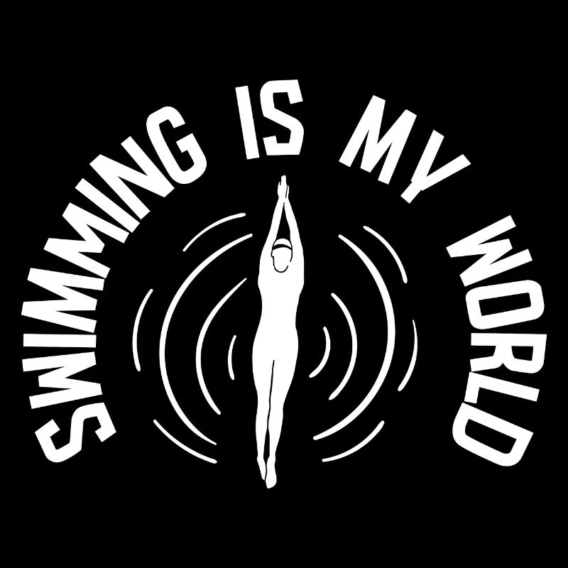 Schwimmer Schwimmen 50 Meter Bahn