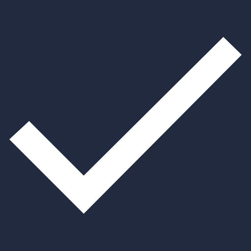 Checkmark | White | gift idea
