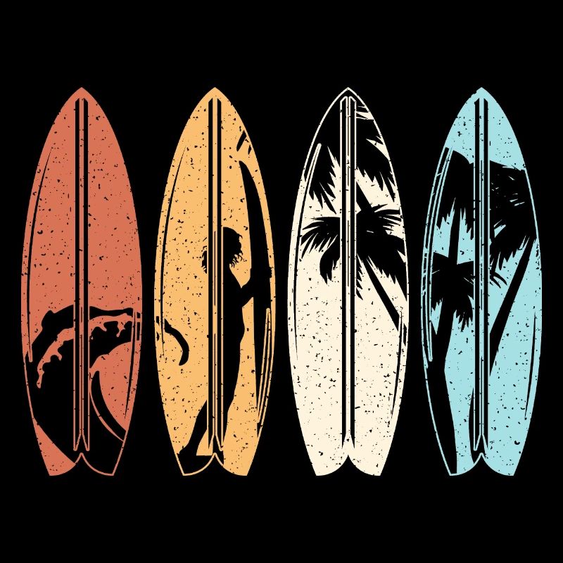 Surf surfer cadeau Vintage Surf Surf Surf Plage