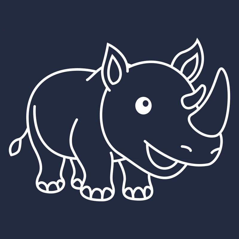 Rhino Comic Animal