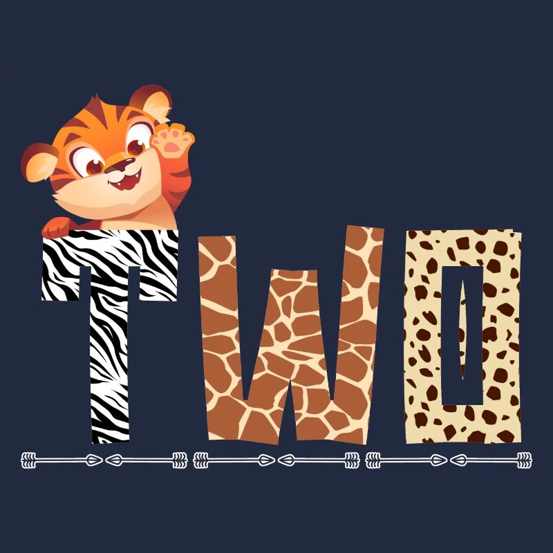 Tiger Birthday Zoo Tiger 2 ans