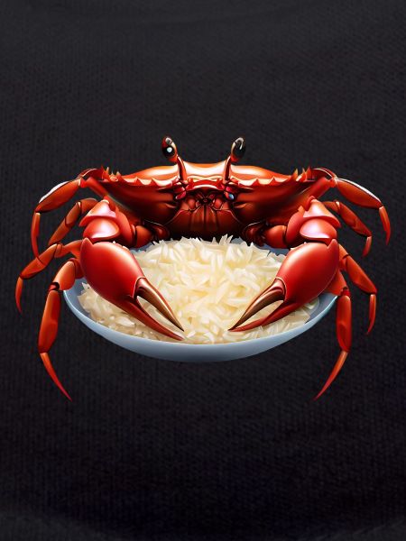 Red crab with rice