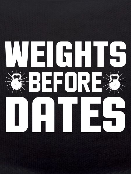 Weights before dates