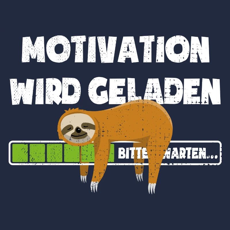 Faultier - Motivation wird geladen - bitte warten