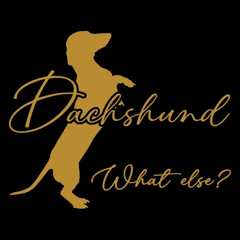Dachshund, what else? Dachshund silhouette