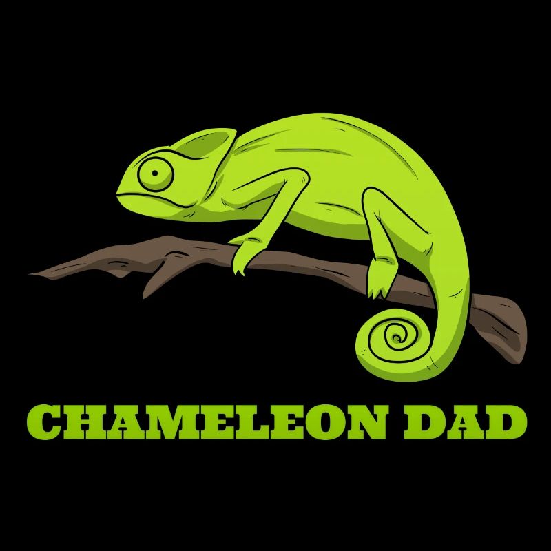 Chameleon Papa Caméléon Papa Biologiste