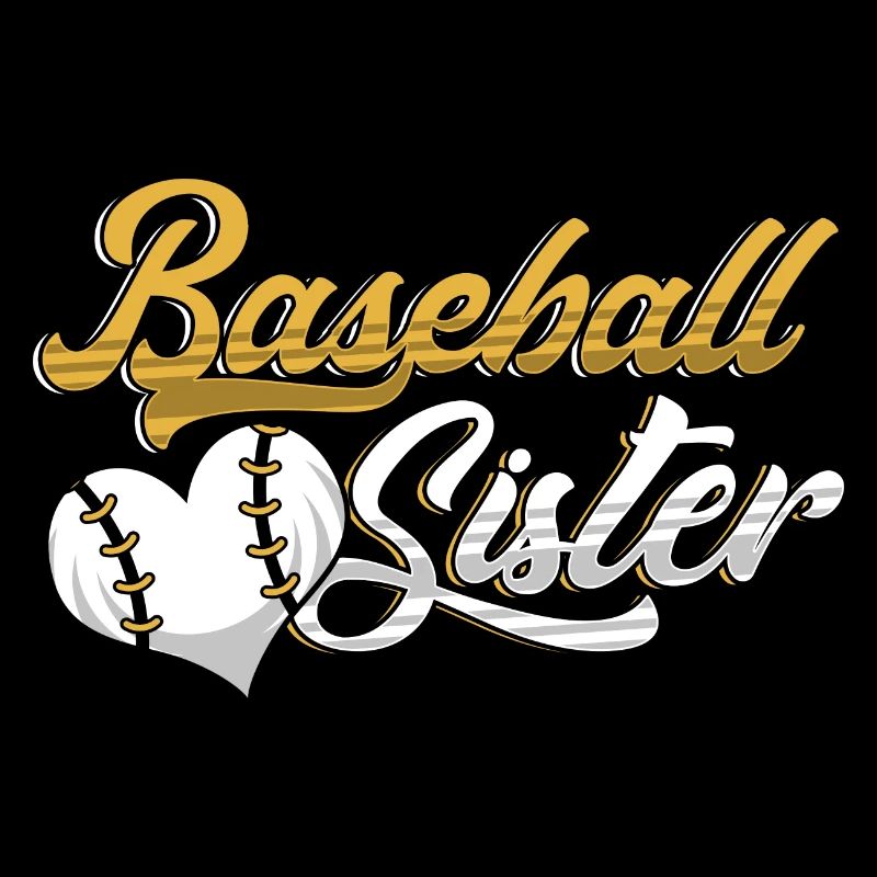 Baseball Sister Brother Catcher Pitch Gift
