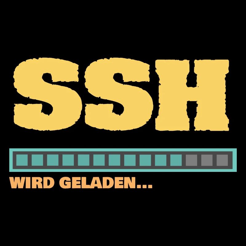 Ladebalken SSH Verschlüsselung wird geladen