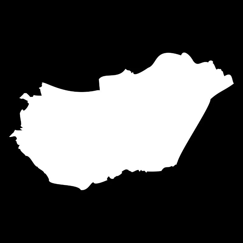 Hongrie carte drapeau
