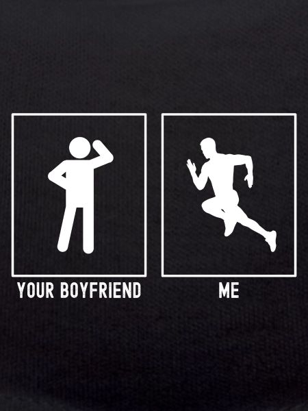 Your friend - me - running