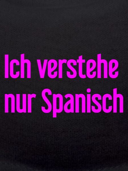 I only understand Spanish