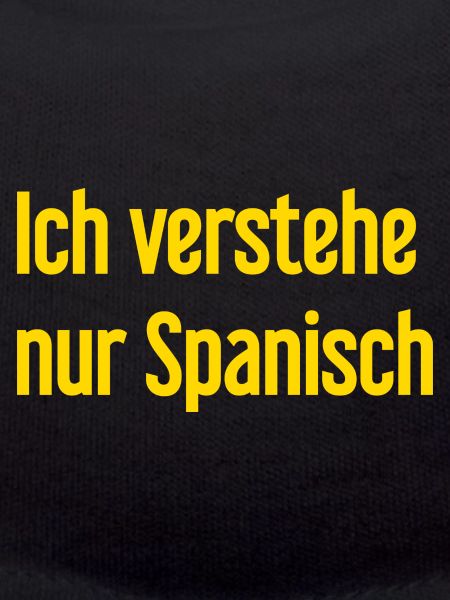 I only understand Spanish