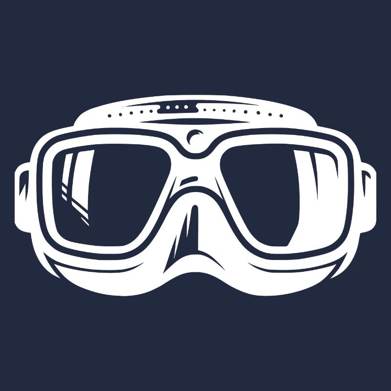 Masque de plongée Silhouette Logo Style
