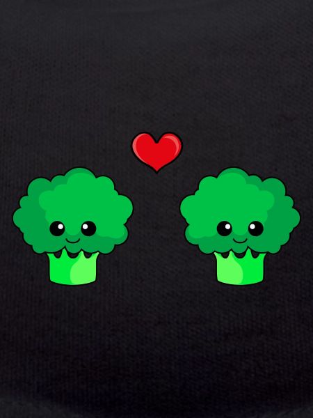 Broccoli Paar Liebe Comic