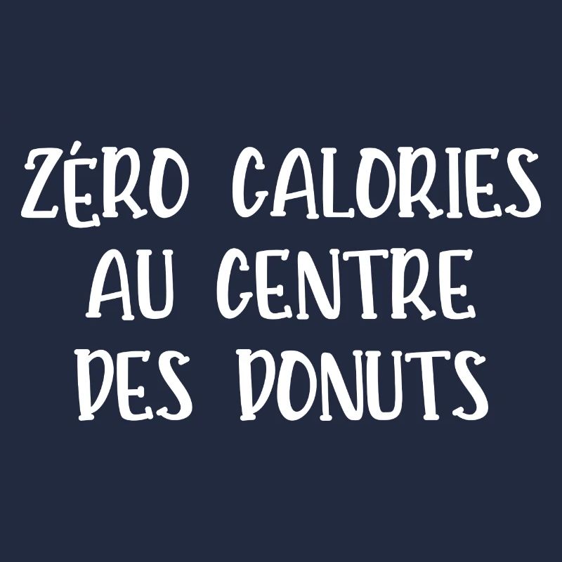 zéro calories au centre des donuts