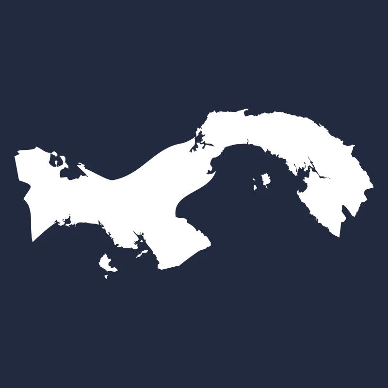 Panama map flag