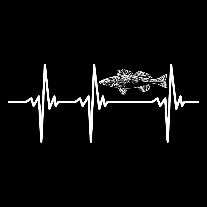 Heartbeat for pikeperch, pike perch and perch