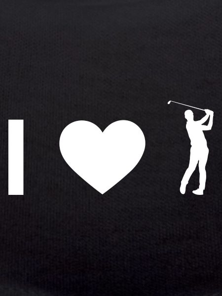 I heart and golf -