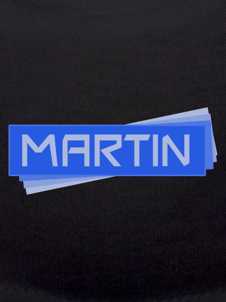 Namensschild Martin