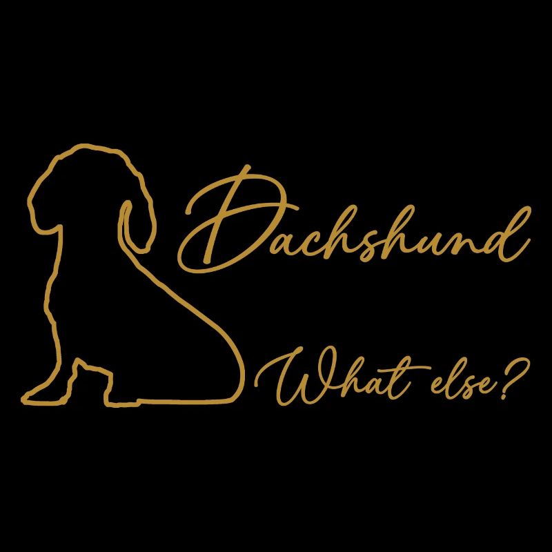 Dackel was sonst? Dackelsilhouette