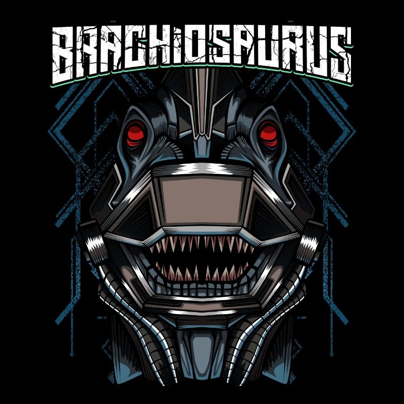 Cyborg Brachiosaurus Dinosaurier Scifi